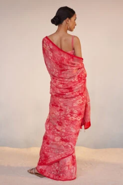 Rosalba Saree - Pink 10 Rosalba Saree - Pink -Anita Dongre S23RS100 pink 3