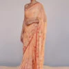 Calfuray Saree Set - Peach 2 Calfuray Saree Set - Peach -Anita Dongre S23RS112A Peach 1