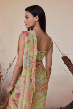 Juliette Saree Set - Lime -Anita Dongre S23RS135 lime 6