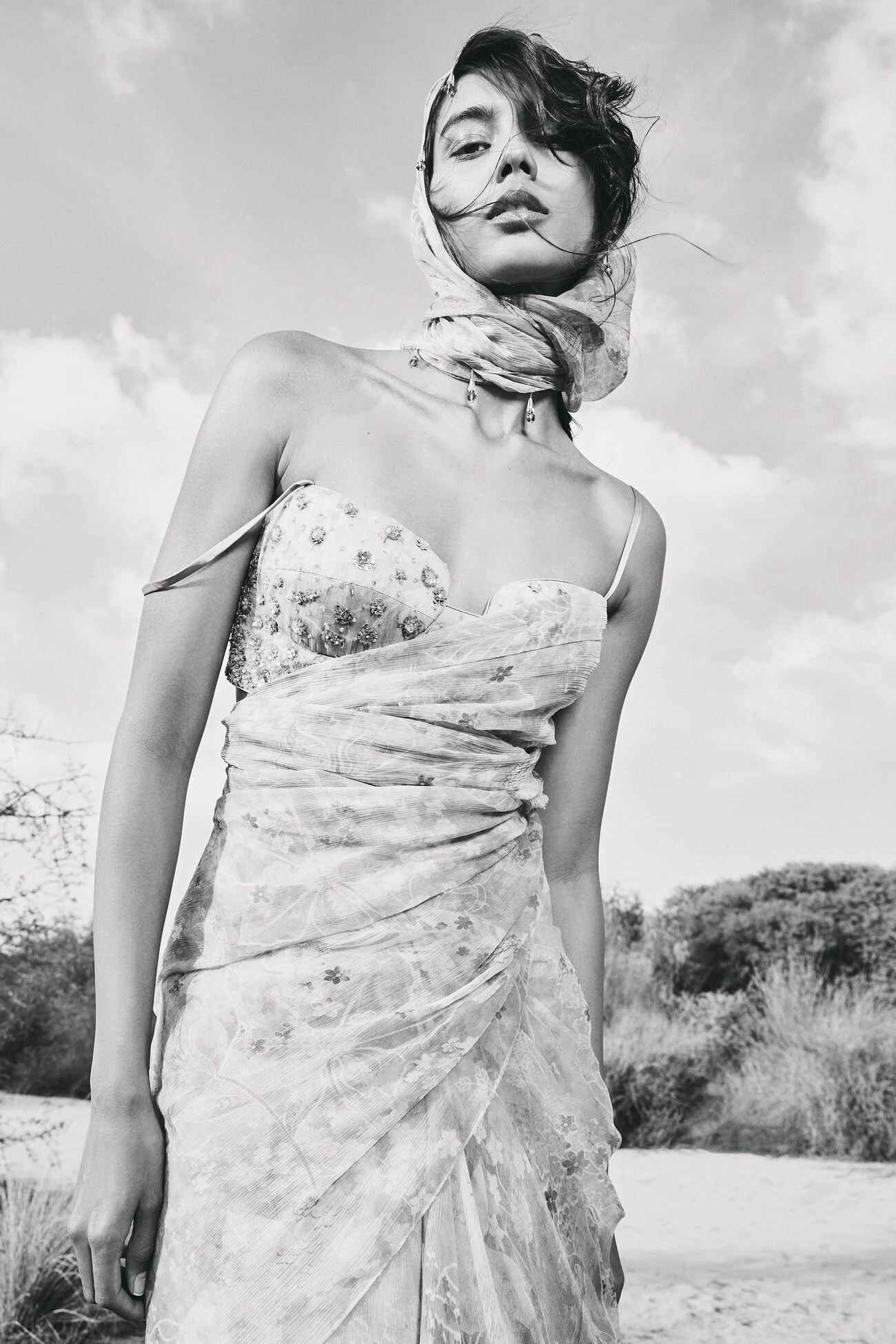 Aneeza Saree - Sage 9 Aneeza Saree - Sage - Image 7