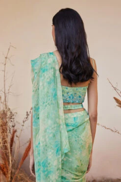 Aneeza Saree - Sage 14 Aneeza Saree - Sage -Anita Dongre S23RS162 Sage 6