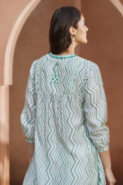 Ermir Kurta - Sage -Anita Dongre S23S132A Sage 5