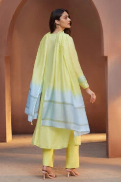 Salmi Suit Set - Lime -Anita Dongre S23S7 Lime 3