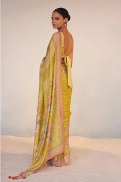 Ember Saree Set - Mustard -Anita Dongre S23SA50 Msted 3