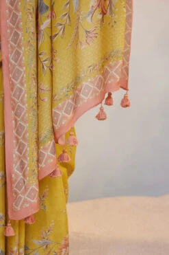 Ember Saree Set - Mustard -Anita Dongre S23SA50 Msted 7