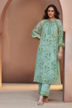 Alya Kurta Set - Sage