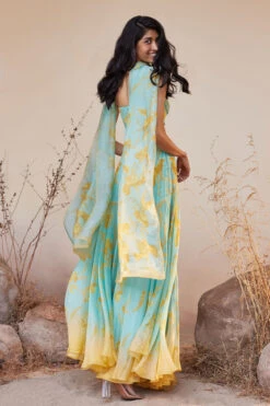 Sama Dupatta - Aqua -Anita Dongre S23SN16 Aqua 3