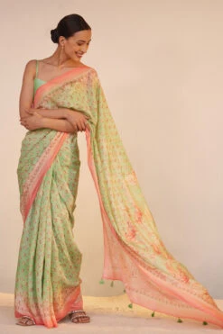 Shyla Saree - Sage