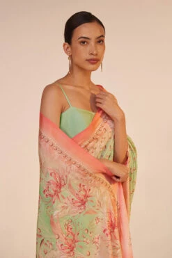 Shyla Saree - Sage -Anita Dongre S23SN30 Sage 4