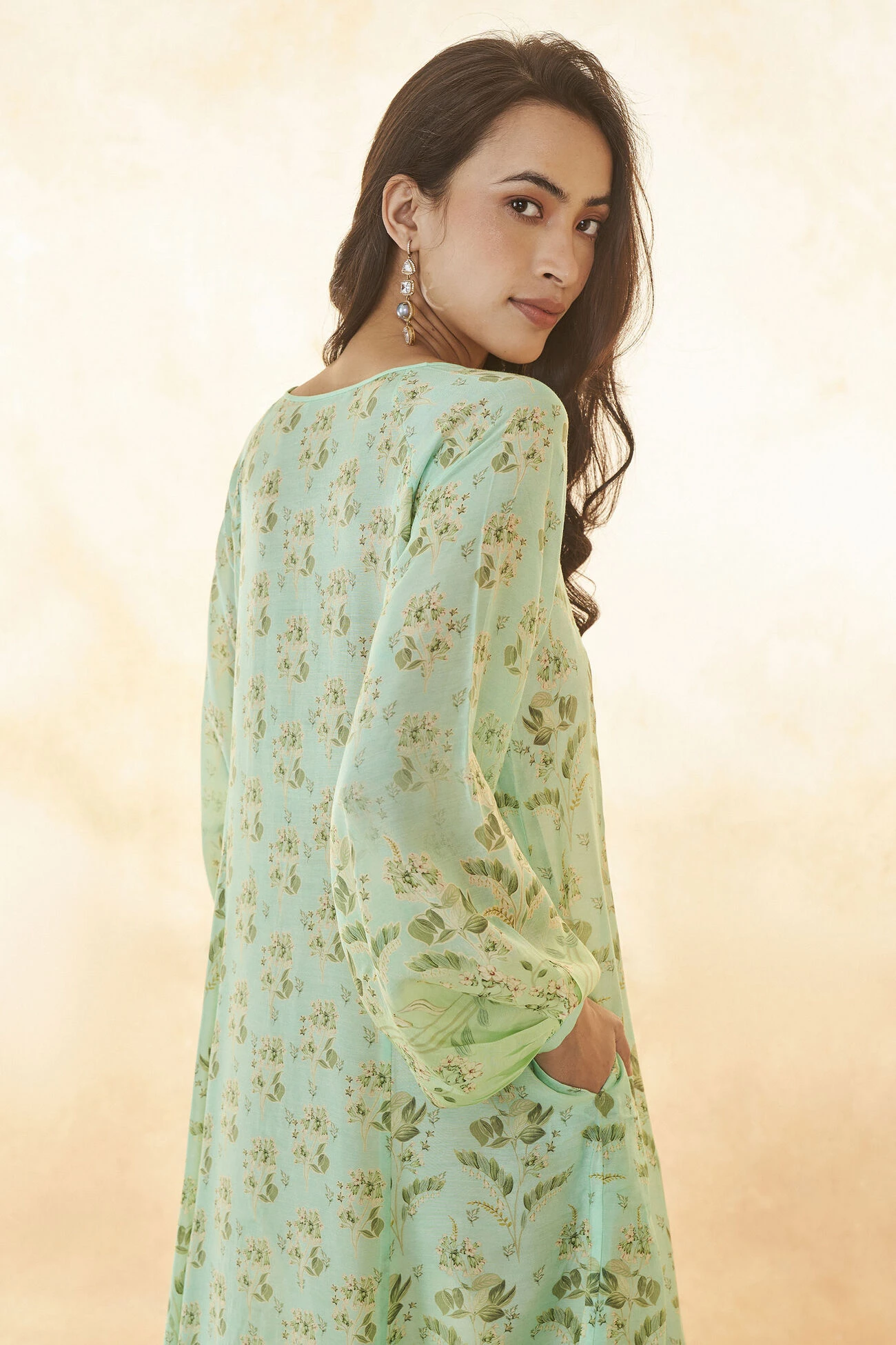 Jarek Tunic Dress - Green 7 Jarek Tunic Dress - Green - Image 5