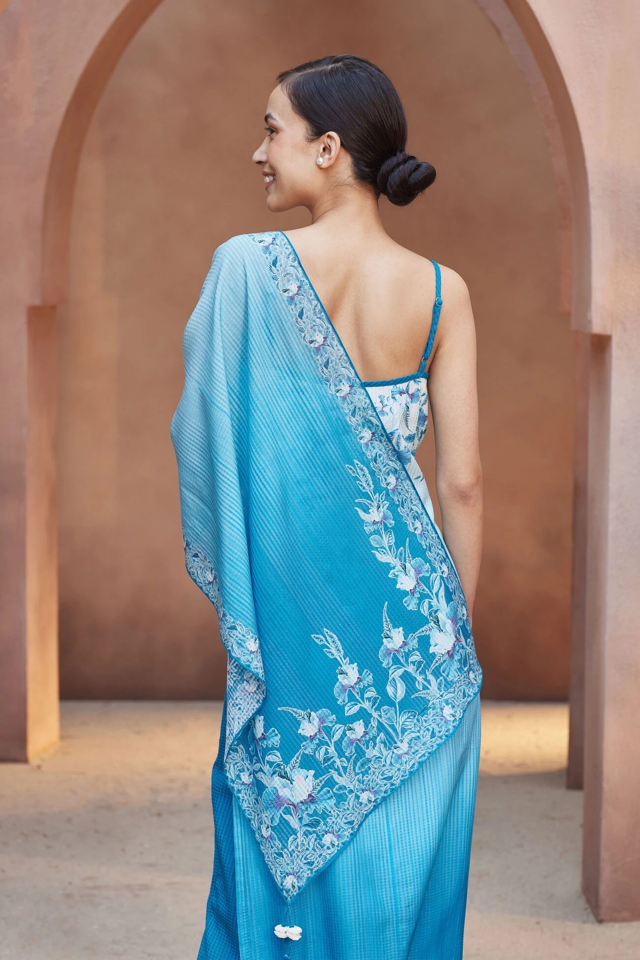 Alani Dupatta - Blue 7 Alani Dupatta - Blue - Image 5