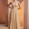 Nusayba Gown - Flesh 1 Nusayba Gown - Flesh -Anita Dongre S23SR6 Nude 1