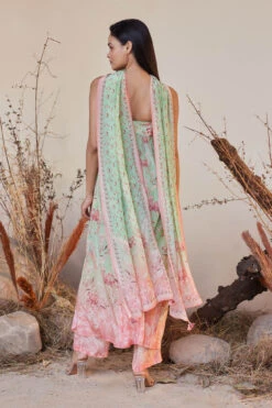 Zumena Suit Set - Sage Green -Anita Dongre S23SS7 SAGE20GREEN 3