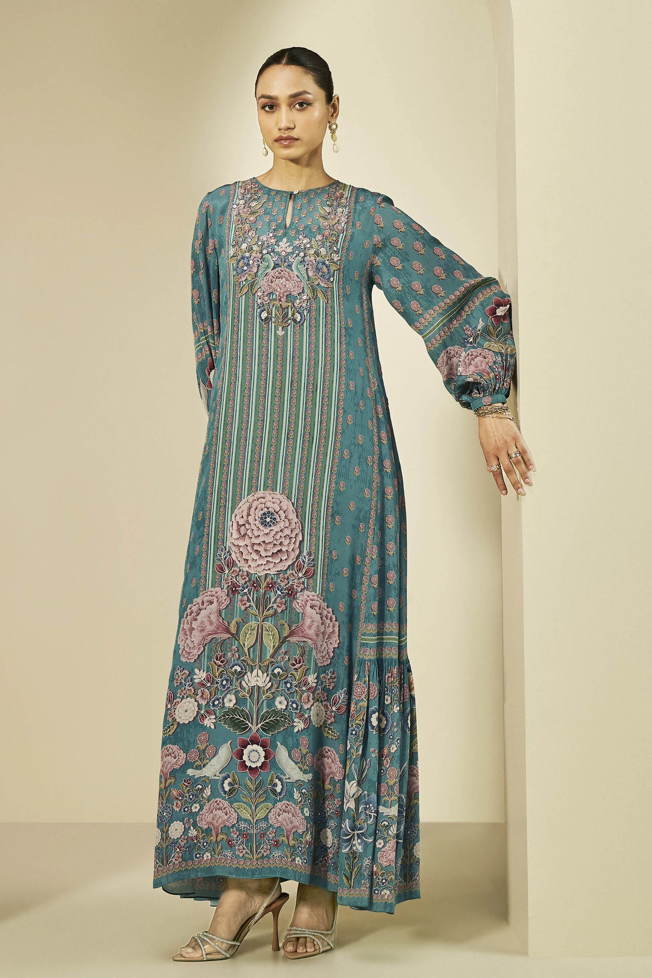 Navajo Kaftan - Teal 3 Navajo Kaftan - Teal