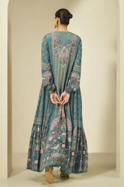 Navajo Kaftan - Teal 9 Navajo Kaftan - Teal -Anita Dongre S24AN9K Teal 3