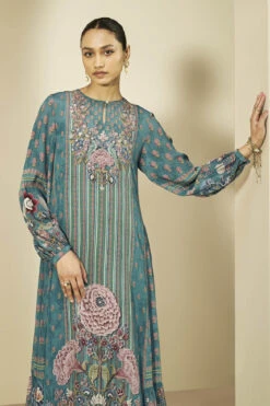 Navajo Kaftan - Teal 10 Navajo Kaftan - Teal -Anita Dongre S24AN9K Teal 4