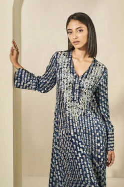 Taara Kaftan - Blue -Anita Dongre S24GR293 Blue 4