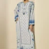 Mizani Kaftan - Blue 2 Mizani Kaftan - Blue -Anita Dongre S24SK3 BLUE 1