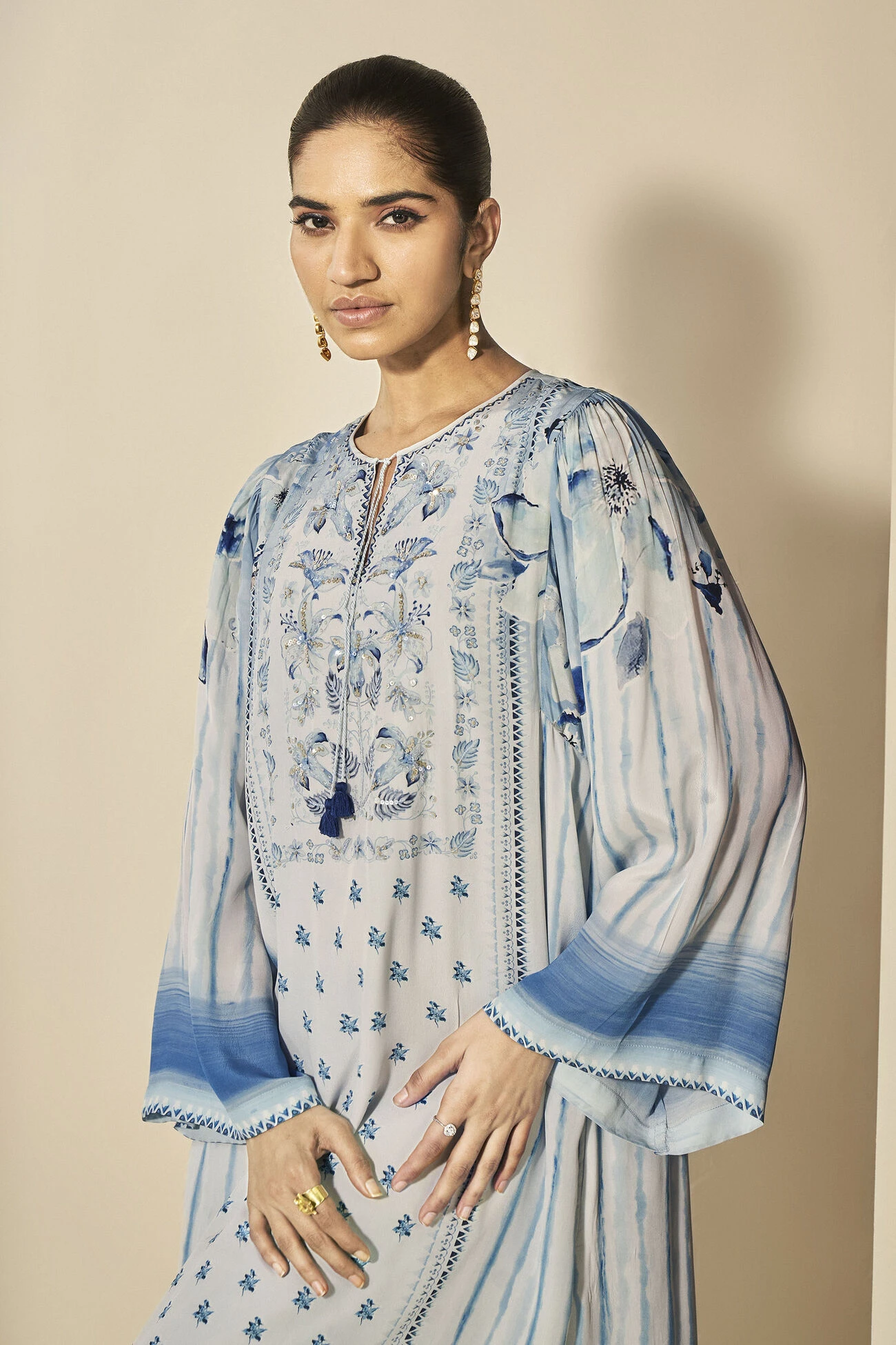 Mizani Kaftan - Blue 6 Mizani Kaftan - Blue - Image 4