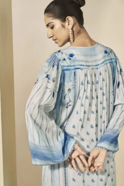 Mizani Kaftan - Blue 11 Mizani Kaftan - Blue -Anita Dongre S24SK3 BLUE 6