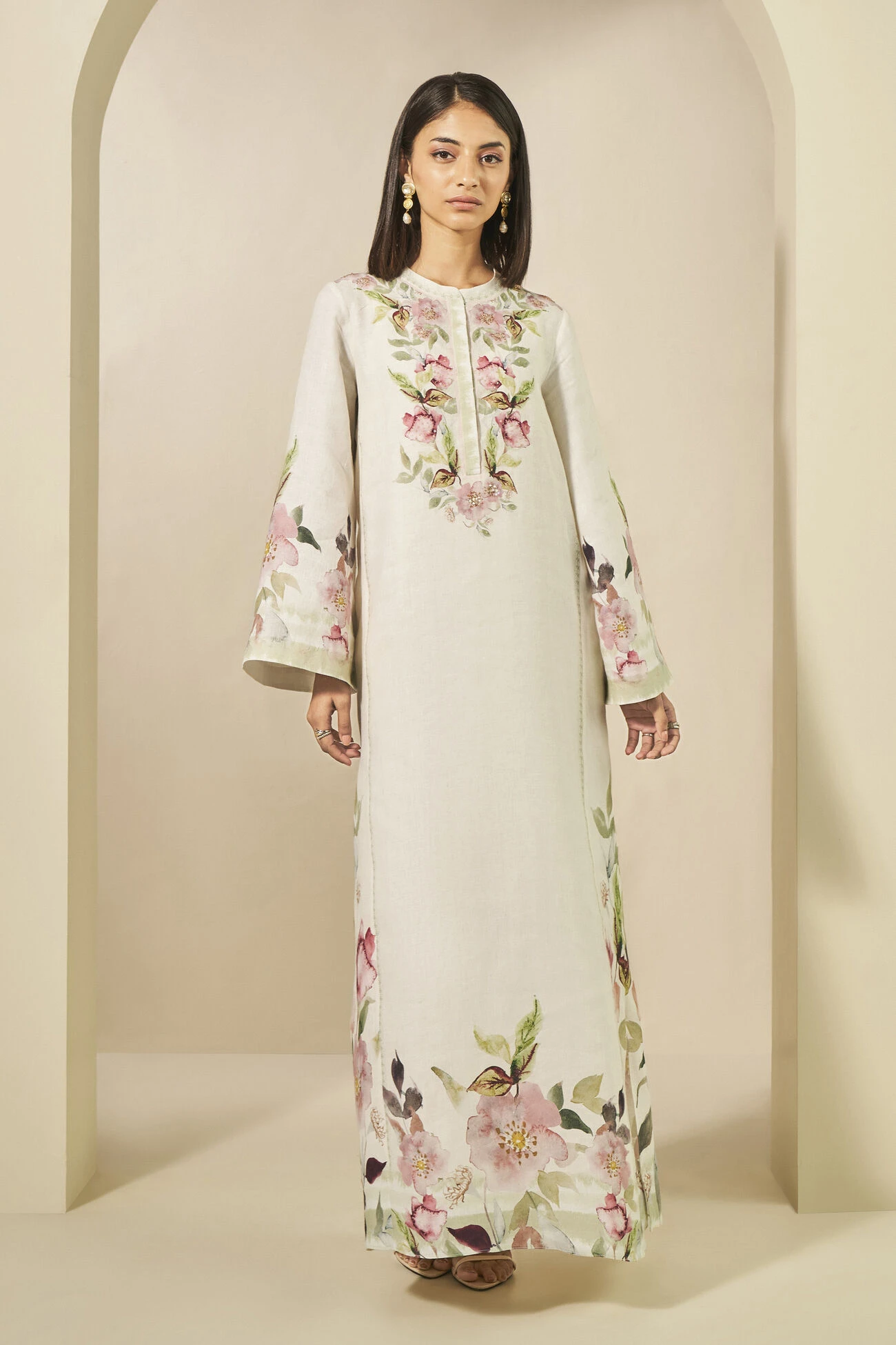 Anemone Kaftan - Natural 3 Anemone Kaftan - Natural