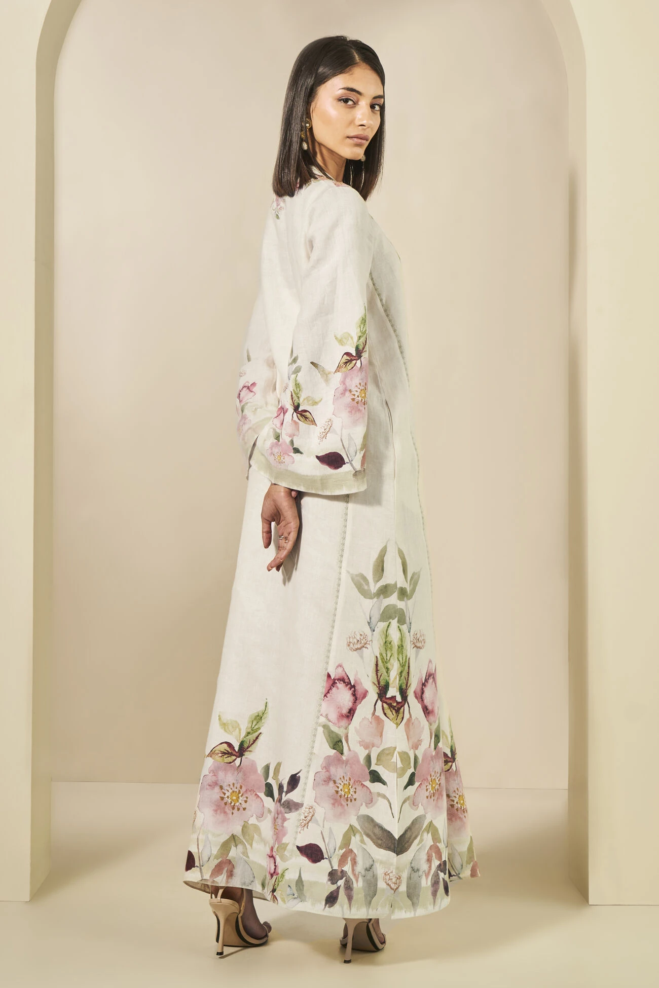 Anemone Kaftan - Natural 4 Anemone Kaftan - Natural - Image 2