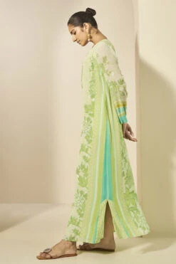 Mongo Kaftan - Lime -Anita Dongre S24SP15K Kaftan 2