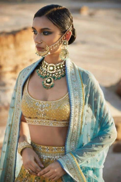 Kivyaa Lehenga -Anita Dongre SS19RR244LCDD1 Mustard 3201