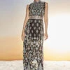 Laila Gown- Black -Anita Dongre SS19RR247A Black 1