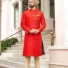 Advaith Sherwani -Anita Dongre a19sr22rsbs red
