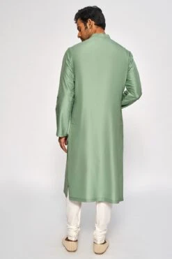 Ishir Kurta – Sage Green -Anita Dongre ad crsk04psh sage 3