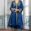 Ganavi Bandhani Kurta Set – Blue