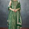 Vaishi Sharara Set - Emerald Green