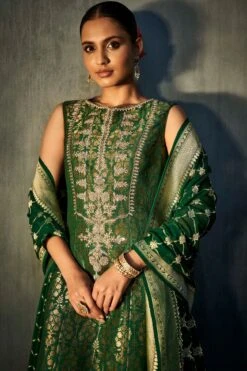 Vaishi Sharara Set - Emerald Green -Anita Dongre ad f21s36 emeraldgreen 4