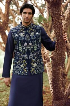 Paarth Pichhwai Bandi -Anita Dongre ad mens a20b2ms navy 3