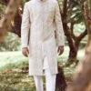 Raadhik Sherwani -Anita Dongre ad mens a20sr4rs off white 01