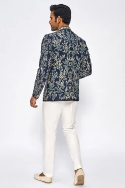 Ipsit Bandhgala - Navy -Anita Dongre ad s22j12ms navy blue 3