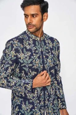 Ipsit Bandhgala - Navy -Anita Dongre ad s22j12ms navy blue 5