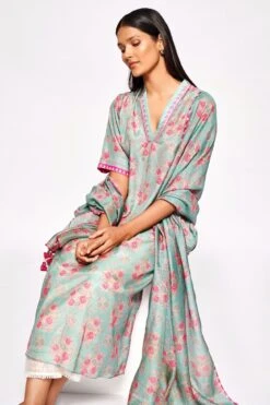 Miran Stole – Blue -Anita Dongre ad s22ma123d blue 4