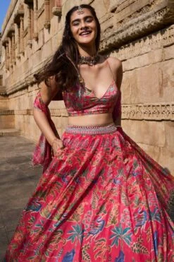 Swan Song Lehenga Set - Pink 10 Swan Song Lehenga Set - Pink -Anita Dongre ad s22rm111a pink 4