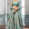 Aditri Lehenga Set- Sage Green -Anita Dongre ad ss18mb181n sagegreen 1