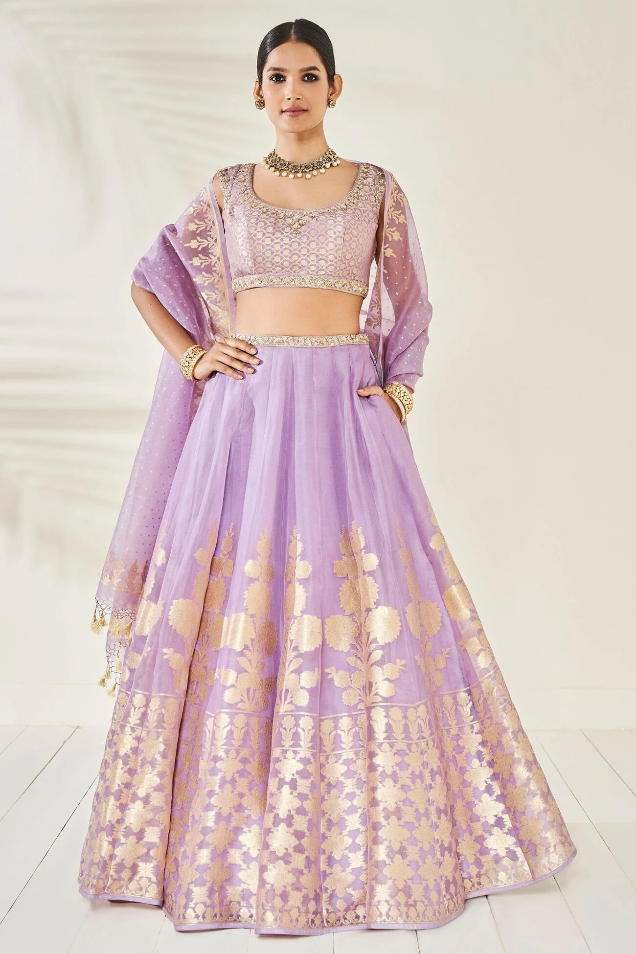 Amari Lehenga Set - Lilac 3 Amari Lehenga Set - Lilac