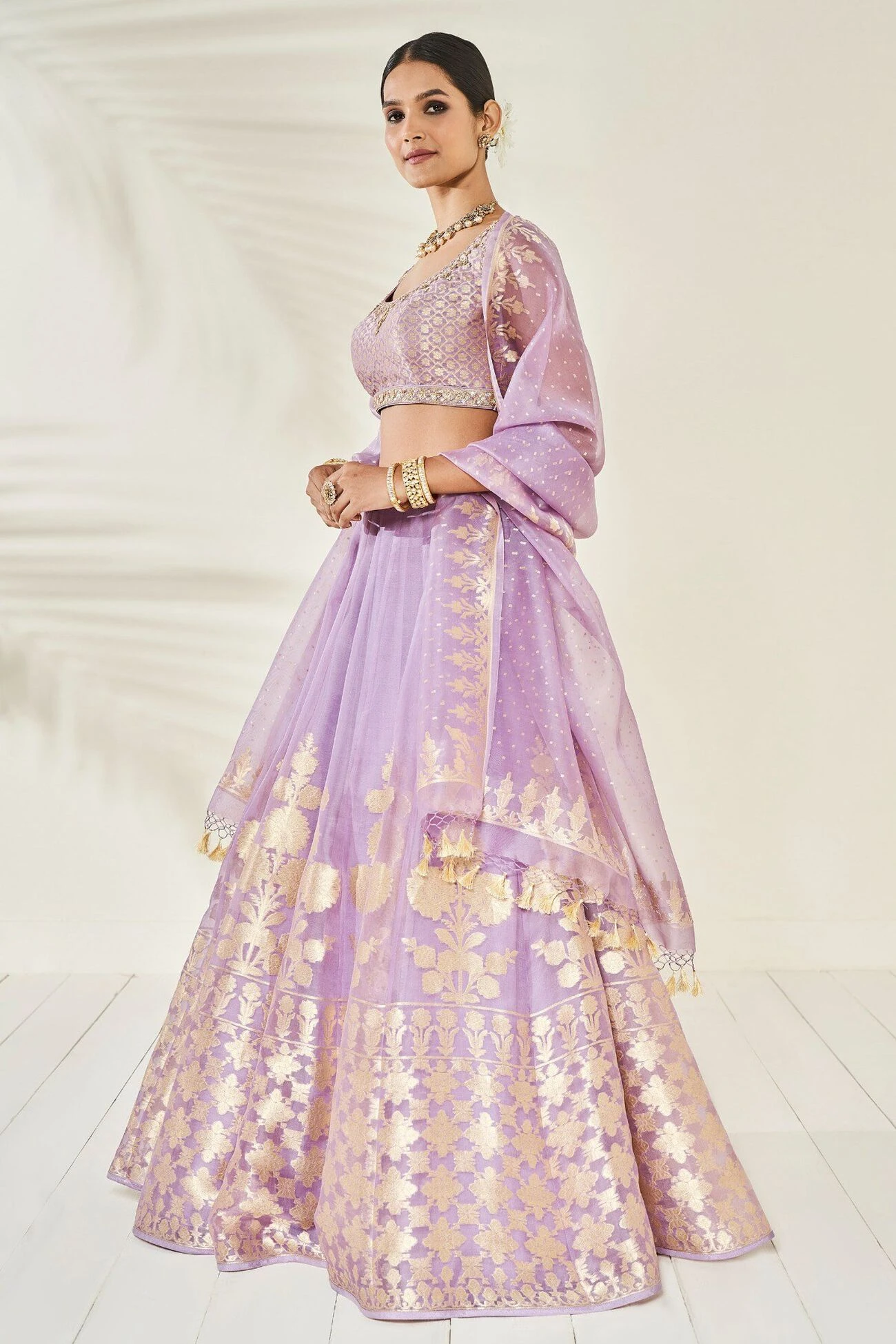 Amari Lehenga Set - Lilac 4 Amari Lehenga Set - Lilac - Image 2