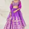 Amari Lehenga Set - Purple 2 Amari Lehenga Set - Purple -Anita Dongre ad ss20rr101 purple 1