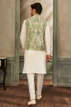 Chhay Bandi- Sage Green -Anita Dongre admens f21b15rs sage green 3