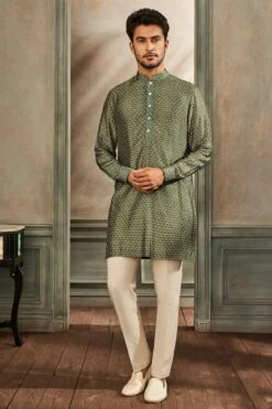 Rafaz Kurta – Sage Green