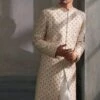 Likesh Sherwani – Beige -Anita Dongre admens f21rsf02cs ivory 2