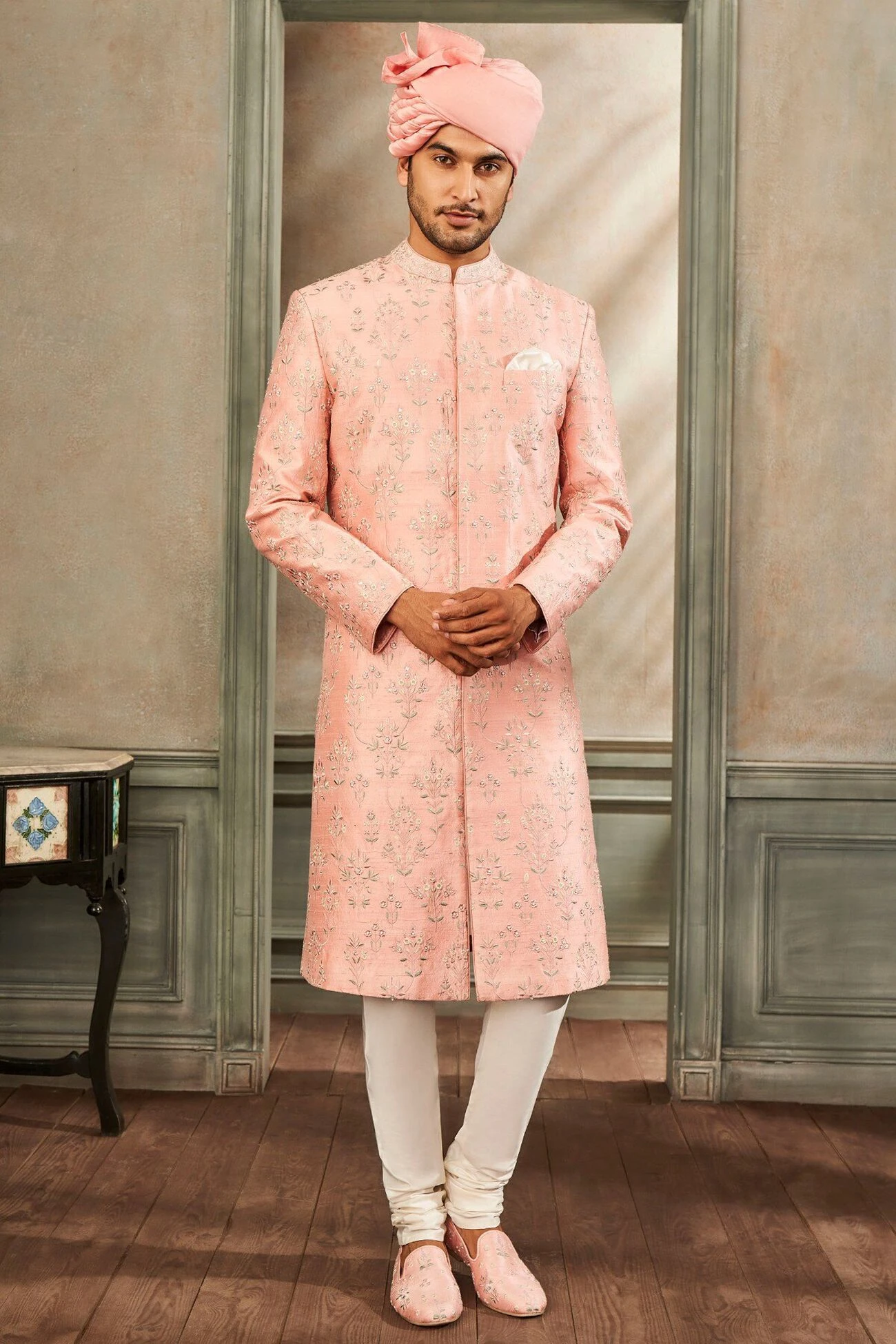Kulish Sherwani – Pink 3 Kulish Sherwani – Pink