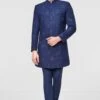 Neel Sherwani -Anita Dongre admens s20sr14ms navy blue 01 1
