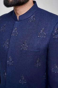 Neel Sherwani -Anita Dongre admens s20sr14ms navy blue 04 1